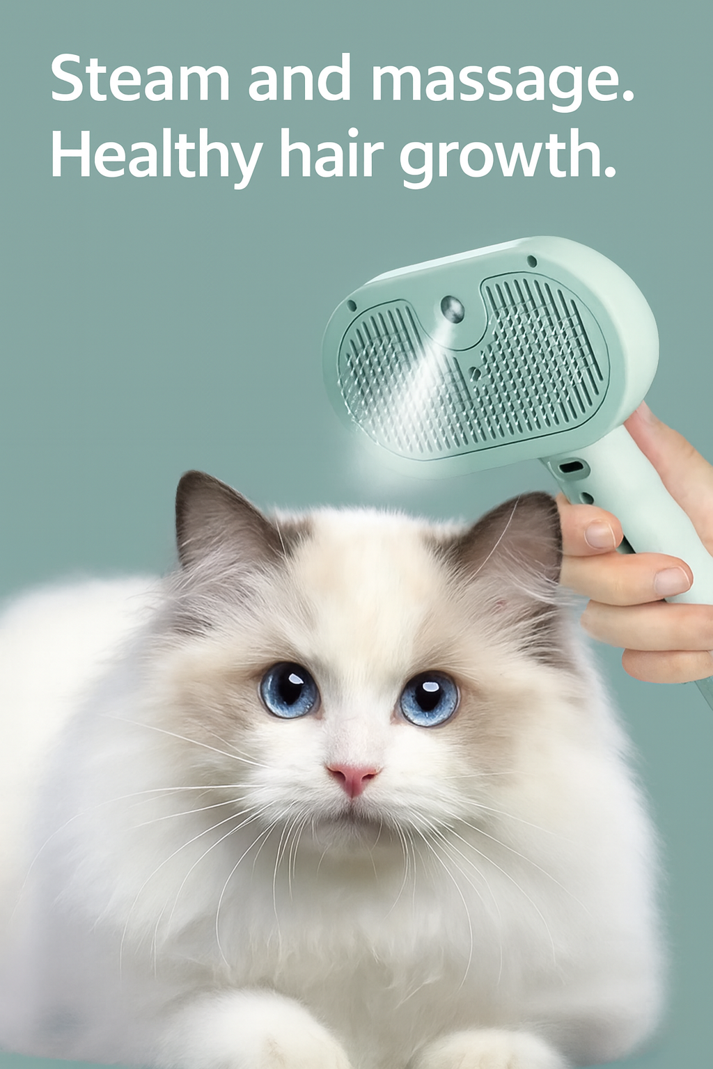 PetSteam Pro 3-in-1 Hunde Katzenhaarbürste Entferner