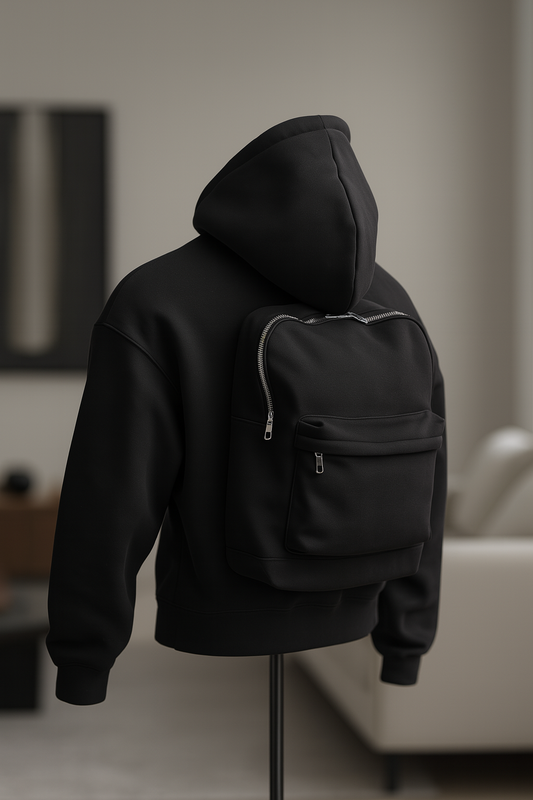 AirPack Hoodie™ Reisen ohne Zusatzkosten – der Hoodie mit integriertem Rucksack