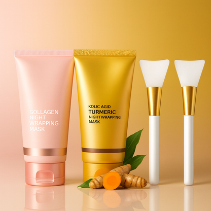 Nocturne Glow Turmeric Clarity Wrap Masken