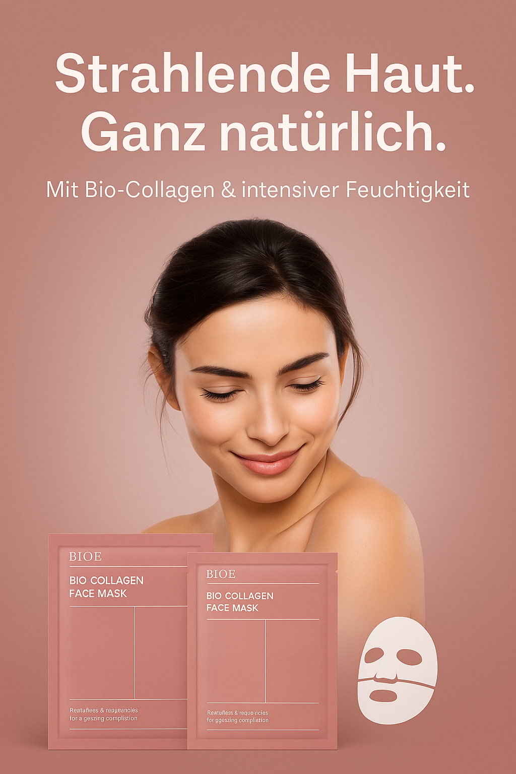 SkinGlow Up Bio Kollagen Maske