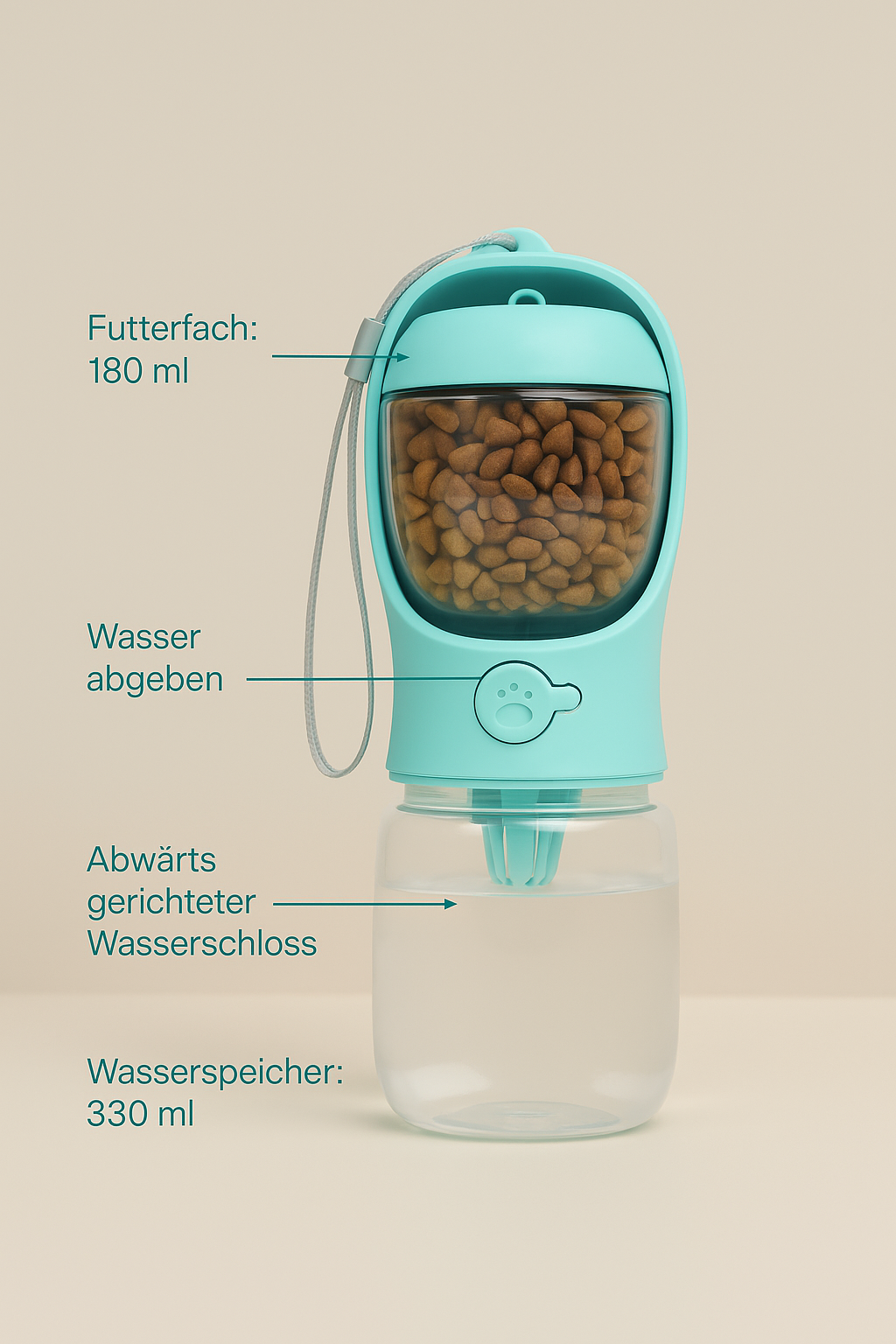 HydraPet™ Wasserflasche für unsere Vierbeiner