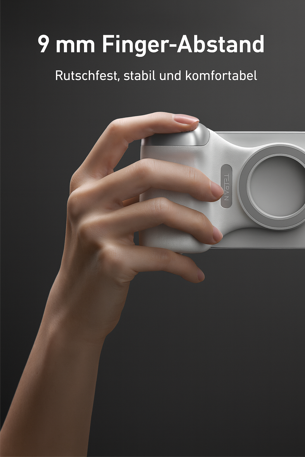 SnapGrip™ – Magnetischer Smartphone-Handgriff mit Fernbedienung